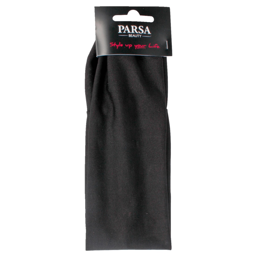 Parsa Beauty Haarband Jersey schwarz